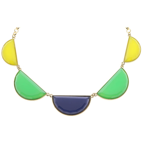 Mi Amore Necklace-Earring-Set Gold-Tone/Multicolor