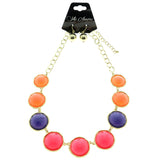 Mi Amore Necklace-Earring-Set Gold-Tone/Multicolor