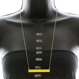 Mi Amore Necklace-Earring-Set Gold-Tone/Yellow