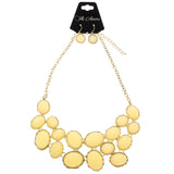 Mi Amore Necklace-Earring-Set Gold-Tone/Yellow