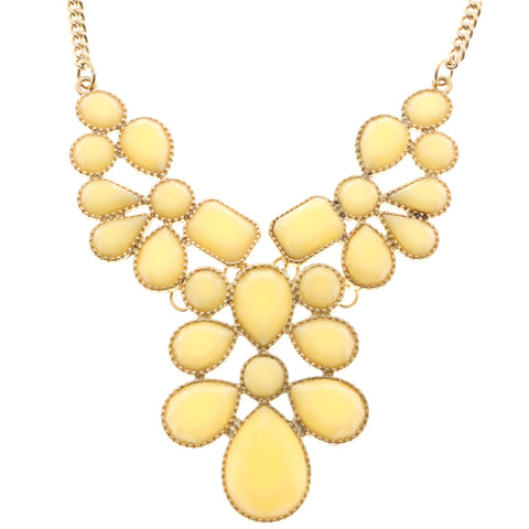 Mi Amore Necklace-Earring-Set Gold-Tone/Yellow