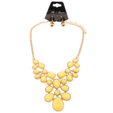 Mi Amore Necklace-Earring-Set Gold-Tone/Yellow