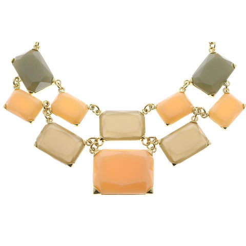 Mi Amore Necklace-Earring-Set Gold-Tone/Multicolor