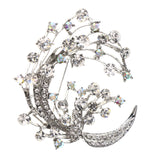 Mi Amore Brooch-Pin Silver-Tone