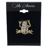 Mi Amore Frog Tack-Pin Gold-Tone/Silver-Tone