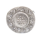Mi Amore Hat Brooch-Pin Silver-Tone