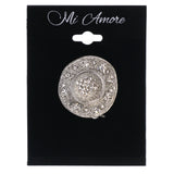 Mi Amore Hat Brooch-Pin Silver-Tone