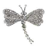 Mi Amore Dragonfly Brooch-Pin Silver-Tone