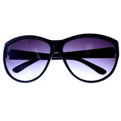 Mi Amore Oversize-Sunglasses Black/Purple