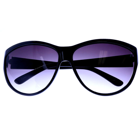 Mi Amore Oversize-Sunglasses Black/Purple