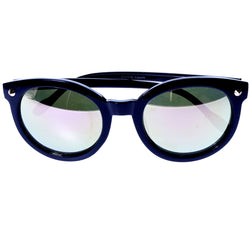 Mi Amore UV protection Scratch resistant Round-Sunglasses Black