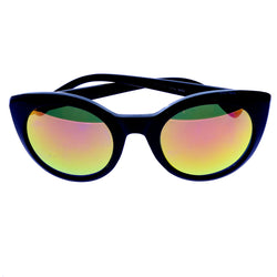 Mi Amore UV protection Scratch resistant Round-Sunglasses Black