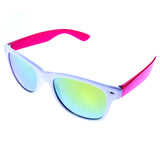 Mi Amore UV protection Vintage Style Sunglasses White/Gold-Tone