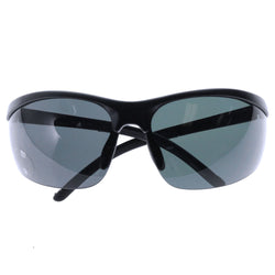 Mi Amore UV protection Shatter resistant Polycarbonate Semi-Rimless-Sunglasses Black & Green