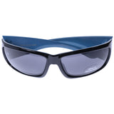 Mi Amore UV protection Florida logo Sport-Sunglasses Black & Blue