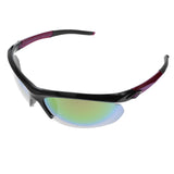 Mi Amore UV protection Shatter resistant Polycarbonate Semi-Rimless-Sunglasses Black & Red