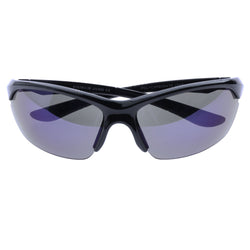 Mi Amore UV protection Shatter resistant Polycarbonate Semi-Rimless-Sunglasses Black & Blue