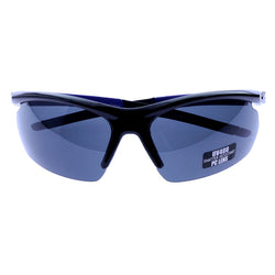 Mi Amore UV protection Shatter resistant Polycarbonate Semi-Rimless-Sunglasses Black & Blue