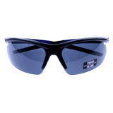 Mi Amore UV protection Shatter resistant Polycarbonate Semi-Rimless-Sunglasses Black & Blue