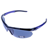 Mi Amore UV protection Shatter resistant Polycarbonate Semi-Rimless-Sunglasses Black & Blue