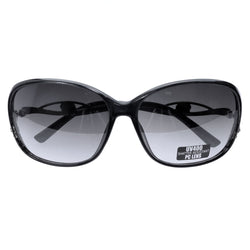 Mi Amore UV protection Shatter resistant Polycarbonate Sport-Sunglasses Black & Gold-Tone