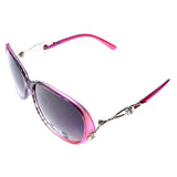 Mi Amore UV protection Shatter resistant Polycarbonate Sport-Sunglasses Pink & Gold-Tone