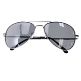 Mi Amore Aviator-Sunglasses Silver-Tone/Black