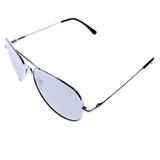 Mi Amore Aviator-Sunglasses Silver-Tone/Black