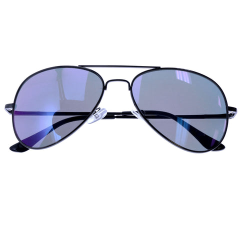 Mi Amore Aviator-Sunglasses Bronze-Tone/Blue
