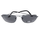 Mi Amore UV protection Shatter resistant Polycarbonate Aviator-Sunglasses Silver-Tone & Black