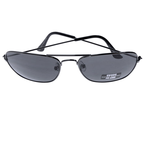 Mi Amore UV protection Shatter resistant Polycarbonate Aviator-Sunglasses Bronze-Tone & Black