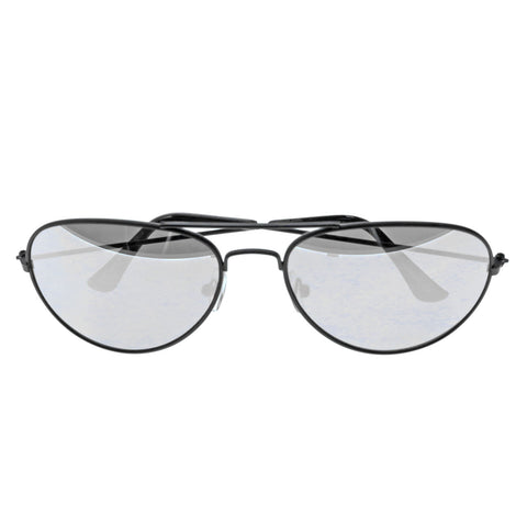 Mi Amore Aviator-Sunglasses Black/Silver-Tone