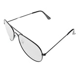 Mi Amore Aviator-Sunglasses Black/Silver-Tone