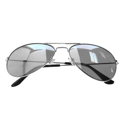 Mi Amore Aviator-Sunglasses Silver-Tone