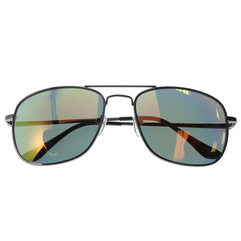 Mi Amore Aviator-Sunglasses Bronze-Tone/Yellow