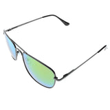 Mi Amore Aviator-Sunglasses Bronze-Tone/Yellow