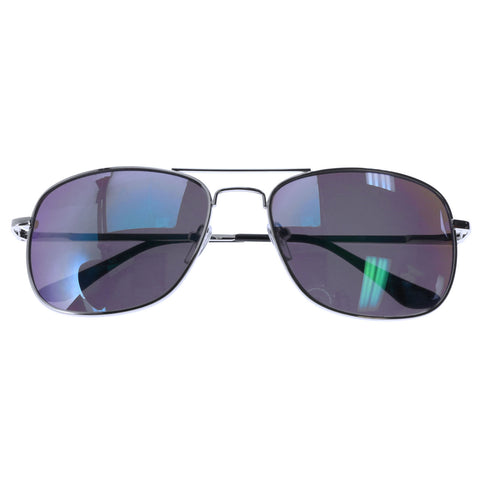 Mi Amore Aviator-Sunglasses Silver-Tone/Blue
