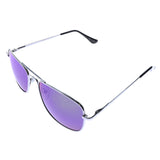Mi Amore Aviator-Sunglasses Silver-Tone/Blue