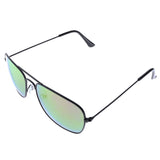 Mi Amore Aviator-Sunglasses Black/Green