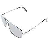 Mi Amore Aviator-Sunglasses Silver-Tone