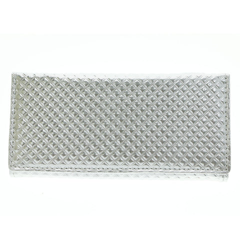 Mi Amore Women's Clutch Wallet Silver-Tone