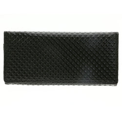 Mi Amore Women's Clutch Wallet Black/Silver-Tone