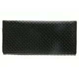 Mi Amore Women's Clutch Wallet Black/Silver-Tone