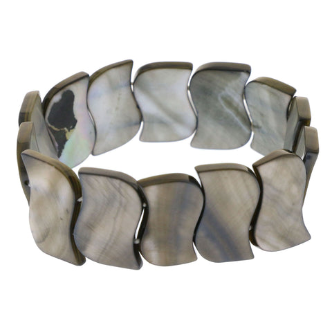 Mi Amore Stretch-Bracelet Gray/Brown