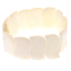 Mi Amore Stretch-Bracelet White
