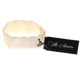 Mi Amore Stretch-Bracelet White