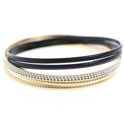 Mi Amore Bracelet-Set Gold-Tone/Black