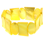 Mi Amore Stretch-Bracelet Yellow/Brown