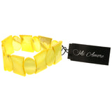 Mi Amore Stretch-Bracelet Yellow/Brown