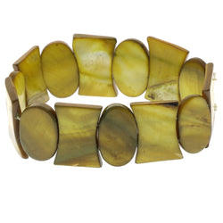 Mi Amore Stretch-Bracelet Yellow/Brown